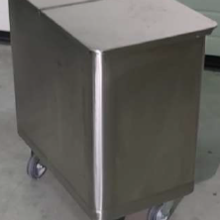 Mehlwagen-Zutatenwagen 135 Liter, auf Rädern